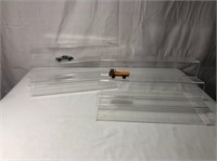 2 Acrylic Toy Car Display Stands