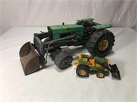 2 Tonka Tractors - 1 Big 1 Small