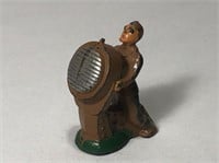 Vintage Lead Soldier With Light