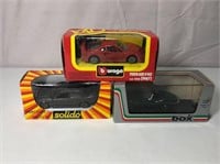 3 - 1:43rd Scale Diecasts Loose In Box
