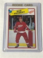 1988-89 Bob Probert Rookie Hockey Card