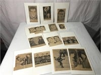 12 - 1940's -50's Hockey Newspaper Clippings