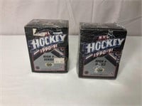 2 - 1990-91 UD High Series Sealed Hockey Card Sets