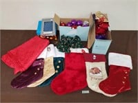Christmas Stockings, balls and more