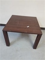 Solid side table