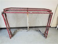Two hockey nets