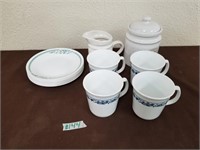 Corelle plates and mugs