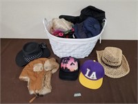 Basket full of hats