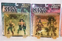 2-RARE VINTAGE KISS ACTION FIGURES ! -F-2