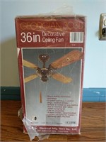 Brand new 36" Ceiling Fan