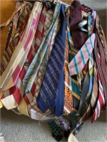 Large Lot of  Vintage Ties