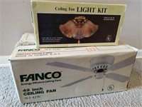 42" Ceiling Fan with Light Kit