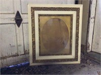 ANTIQUE PICTURE FRAME W/ GLASS - 16 X 20 - NICE