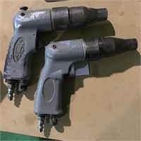 2 Grey pneumatic Sioux Brand Drills model 2308A