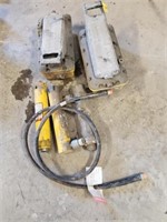 *6 Pc. Enerpac Hydraulic Pumps, Cylinders & Hose
