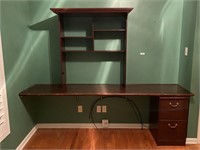 Walnut Built-in Desk