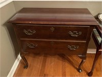 Vintage Cabriolet Legged Cherry Sideboard