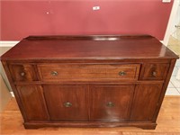 Classic American Empire Mahogany Sideboard