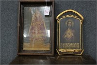 SIX PIECES OF RELIGIOUS WALL DECOR