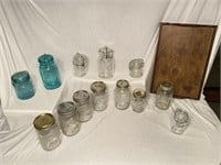 Collection of Wide Mouth Qt. Jars