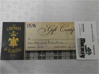 $125 Gift Certificate for  Crown & Turtle