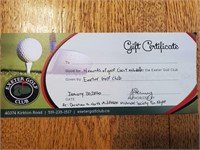 Golf Gift Certificate-Exeter Golf Club
