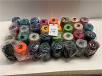 32 Large Spools of Assorted Colors of New Thread