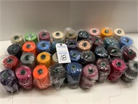 36 Large Spools of Assorted Colors of New Thread