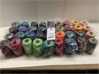 36 Large Spools of Assorted Colors Of Thread