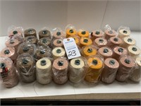 36 Spools Of Assorted Colors of New Thread