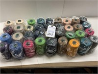 36 Spools Of Assorted Colors Of Thread