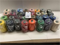 32 Large Spools Of Assorted Colors Of New Thread