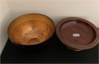 Two decorative bowls.