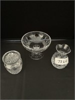 Two pieces of Waterford Crystal.