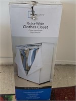 Two Clothes Racks.