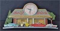 Wall Mount Family Drive-In Quartz Clock