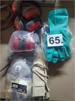 PPE Personal Protective Equipment Ear, Gloves, +