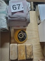Sanding Blocks, Paper 4x4 , Rotary Disc