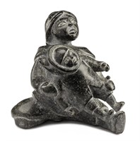 NIVIAQSI (NIVIAKSIAK), Inuit, Mother and Child, c.