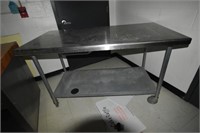 Stainless Steel Rolling Prep Table