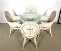 Acacia Furn. Inc. Faux Wicker Table & Chairs