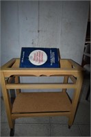 Rolling Book Cart with Dictionary