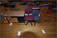 Mismatched Chairs with Student Desk