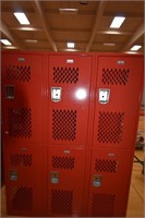 Section of Lockers