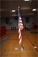 American Flag on Stand