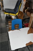 Mismatched Chairs & Student Desk