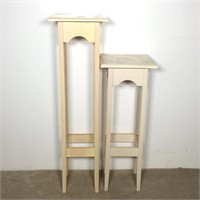 Pair of Tall Display Stands