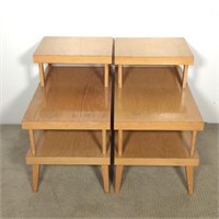 Mid-Century Blonde (3) Tier End Tables