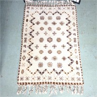 Moroccan Hand Knotted  Wool Area Rug
