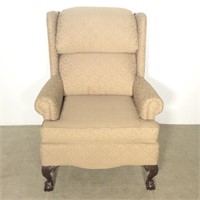 Wingback Chair with Claw & Ball Feet
